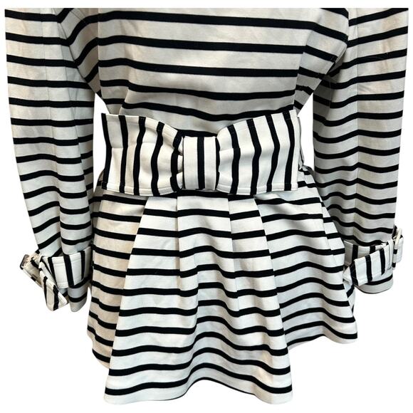 Kate Spade New York Start a New Chapter Striped Jacket Women’s Size XL Nautical - Picture 4 of 15